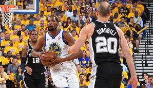 Kevin Durant war der Topscorer der Golden State Warriors