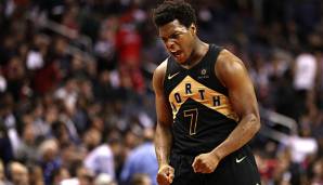 Kyle Lowry war beim 102:92 bester Werfer der Raptors.