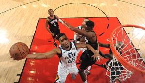 Donovan Mitchell verbuchte gegen Houston ein Double-Double