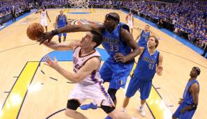 Zusammen mit Mahinmi war er für die Pausen von Tyson Chandler zuständig. 18-mal spielte er in den Playoffs, immerhin dreimal in den Finals.