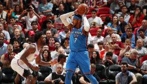 Carmelo Anthony fand bei den Thunder nicht zu seiner Bestform.