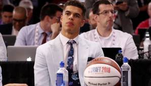 Michael Porter rutschte beim NBA Draft auf Position 14 durch.