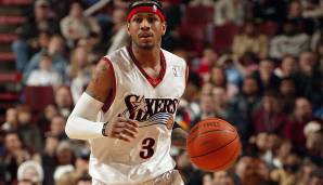 Platz 10: ALLEN IVERSON (1996-2010) - Teams: Sixers, Nuggets, Pistons, Grizzlies - Finals-Teilnahmen: 1 (2001)