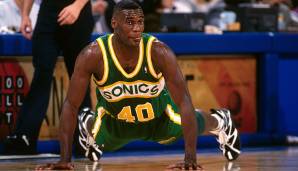 Platz 25: SHAWN KEMP (1989-2003) - Teams: Sonics, Cavs, Blazers, Magic - Finals-Teilnahmen: 1 (1996)