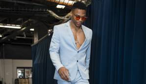 Platz 4: Russell Westbrook (OKC Thunder) - Gehalt 2018/19: 35,35 Millionen Dollar.