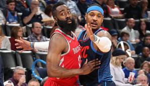 James Harden und Carmelo Anthony spielen in der kommenden Saison im gleichen Team