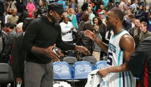 Michael Jordan ist Team-Owner bei den Charlotte Hornets um Kemba Walker.