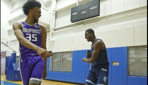 Marvin Bagley und Jaren Jackson Jr. feierten dazu ordentlich ab.