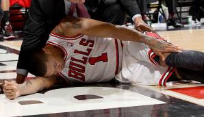 DERRICK ROSE: Als jüngster MVP aller Zeiten führte er die Bulls 2011 in die Conference Finals, ein Jahr später riss in der ersten Playoff-Runde das Kreuzband. Die Explosivität war dahin, die Knieprobleme blieben. Mittlerweile Sixth Man bei den Knicks.