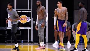 Sowohl LeBron James als auch Kyle Kuzma dürften bei den Lakers mal Center spielen.