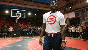 LeBron James besuchte Berlin im Rahmen seiner "More Than An Athlete"-Tour.