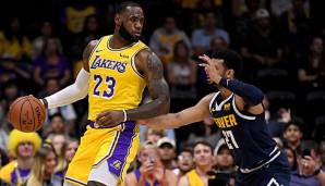 LeBron James liefert ein solides Debüt für die Los Angeles Lakers gegen Denver ab.