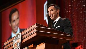 Steve Nash wurde in der vergangenen Nacht in die Hall of Fame der NBA aufgenommen.