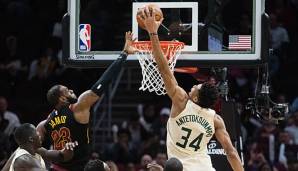 MVP-Duell: Giannis und LeBron sind hochgehandelte Kandidaten für die Trophäe.