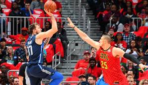 Luka Doncic zeigte gegen die Atlanta Hawks Licht und Schatten.