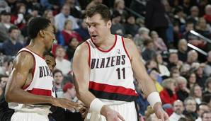 Sein Vater, Arvydas Sabonis, lief sieben Jahre lang für die Portland Trail Blazers auf.