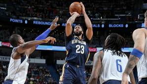 Anthony Davis führt die Pelicans mit 48 Punkten zum Sieg gegen die Mavericks.