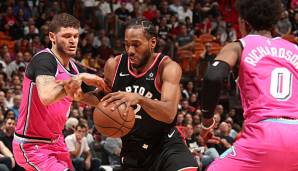 Die Toronto Raptors gewinnen trotz eines 17-Punkte-Rückstands in Miami.