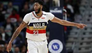 Anthony Davis wird den New Orleans Pelicans ca. 2 Wochen fehlen.