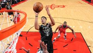 Giannis Antetokounmpo behielt gegen James Harden die Oberhand.