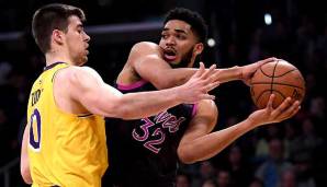 Karl-Anthony Towns war in der Nacht von Donnerstag auf Freitag zu stark für die LA Lakers.