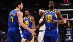 Klay Thompson und Draymond Green könnten als Bankspieler am All-Star-Game teilnehmen.