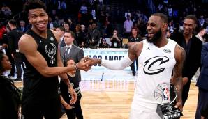 LeBron James und Giannis Antetokounmpo werden als Kapitäne fungieren - da sie die meisten Votes bekommen haben (Gewichtung: 50 Prozent Fan-Voting, 25 Prozent Spieler-Voting, 25 Prozent Medien-Voting).