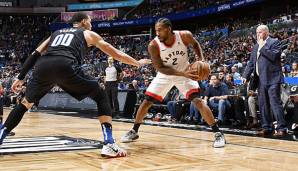 Kawhi Leonard und die Toronto Raptors treffen am Sonntag um 21.30 Uhr auf die Orlando Magic.