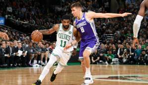 Kyrie Irving legte im Spiel gegen die Sacramento Kings das zweite Triple-Double seiner Karriere auf.