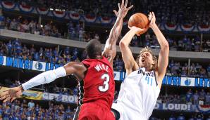 2011 rächte sich aber Nowitzki und siegte mit seinen Mavs überraschend gegen das Superteam vom South Beach. Während der Serie machten sich Wade und LeBron auch noch über eine Erkältung von Dirk lustig. Inzwischen ist das Verhältnis aber normal.