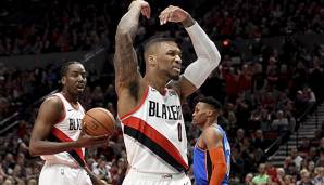 Damian Lillard erzielte gegen Oklahoma City 30 Punkte.