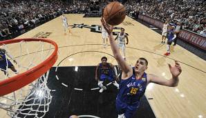 Nikola Jokic legte gegen die San Antonio Spurs 29 Punkte und 12 Rebounds auf.