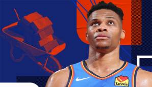 Russell Westbrook und seine OKC Thunder stehen in der ersten Runde bereits unter Druck.