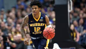 2. MEMPHIS GRIZZLIES - JA MORANT (Murray State, PG): Nach Zion war er die Story des Turniers. Seine Übersicht ist grandios, dazu beim Drive kaum zu stoppen. Sein Wurf ist noch wacklig, bei March Madness aber da. Defensiv bleibt er ein Fragezeichen.