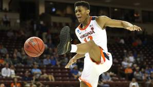 5. CLEVELAND CAVALIERS - DE’ANDRE HUNTER (Virginia, PF): Der wohl beste Defender im Draft! Kann dank exzellenter Fußarbeit alles verteidigen. Steigerte sich im zweiten Jahr in Virginia auch offensiv, sein Wurf aus der Mitteldistanz ist zumindest solide.