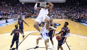 17. BROOKLYN NETS - P.J. WASHINGTON (Kentucky, F): Offensiv hat er sich in seiner Sophomore-Saison stark verbessert, guter Passer und Scorer. Auch von Downtown gefährlich (42,2 Prozent Dreier). Fragezeichen stehen hinter Rebounding und Einstellung.