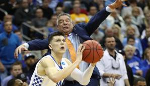 21. OKC THUNDER - TYLER HERRO (Kentucky, G): Shooter kann man in der NBA bekanntermaßen nie genug haben, genau das ist die größte Stärke des 19-Jährigen. Kann heiß laufen - oder aber auch phasenweise kalt werden. Fußarbeit und Defense sind Sorgenkinder.