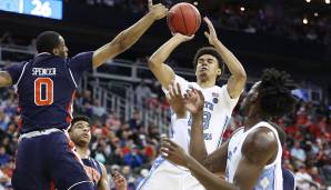 24. PHILADELPHIA 76ERS - CAMERON JOHNSON (North Carolina, F): 45,7 Prozent von Downtown sprechen eine eindeutige Sprache. Guter Spot-Up-Shooter, gute Balance, gute Fußarbeit. Abgehesen vom Floor-Spacing bringt Johnson jedoch nicht sonderlich viel mit.