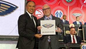 Der neue Pelicans-GM David Griffin freut sich über den Nr.1-Pick.