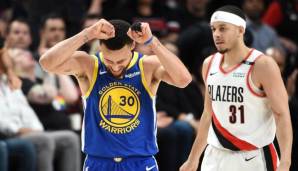 Stephen Curry hatte im Brüder-Duell bisher die Nase vorn.