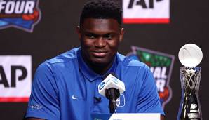 Zion Williamson wurde einstimmig zum College-Spieler des Jahres gewählt.