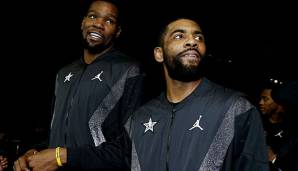 Kevin Durant und Kyrie Irving werden in Brooklyn zusammenspielen.