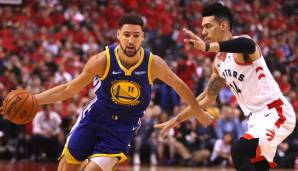 Klay Thompson rettete die Golden State Warriors in Game 2 der NBA Finals.