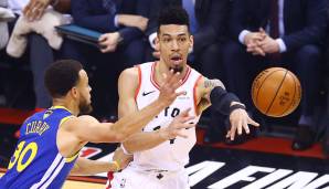 Danny Green (Starting Shooting Guard): Gegen die Warriors-Guards mit argen Problemen, auch offensiv abgesehen von einem späten Dreier kaum ein Faktor. Musste einige Minuten an VanVleet abtreten. Note: 4