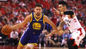 Klay Thompson (Starting Shooting Guard): In der ersten Hälfte der einzige konstant gefährliche Scorer. Danach weniger als Scorer, dafür als Verteidiger gegen Leonard auffällig. Wie heilt der Oberschenkel? Note: 2+