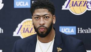 Anthony Davis spielt nun für die Los Angeles Lakers.