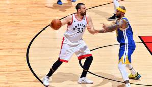 Platz 11: Marc Gasol (C, Toronto Raptors, Alter: 34) - Status: Unrestricted / Gehalt 2019/20: 25,6 Mio. Dollar / Stats 2018/19: 13,6 Punkte, 7,9 Rebounds