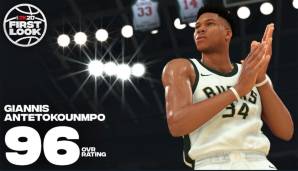 Platz 3: Giannis Antetokounmpo (Milwaukee Bucks): 96