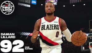 Platz 9: Damian Lillard (Portland Trail Blazers): 92