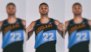 CLEVELAND CAVALIERS: Noch ein Jubiläum - auch die Cavs gehen in ihre 50. Spielzeit in der Association. Zu diesem Anlass haben die Designer ein Trikot aus der Mottenkiste gekramt, das die Franchise so erstmals vor 25 Jahren trug.